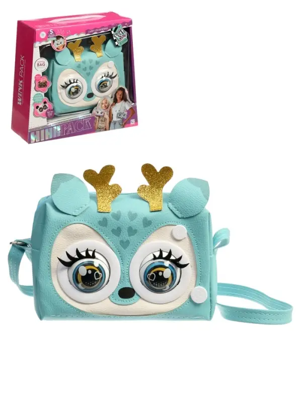 Музыкальная игрушка-сумочка Музыкальная игрушка-сумочка "Олененок" звук, глазки моргают