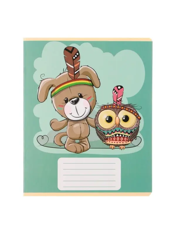 Комплект тетрадей из 10 штук, 12 листов в линию Calligrata "Тигрёнок", обложка мелованный картон, блок офсет, 5 видов по 2 штуки