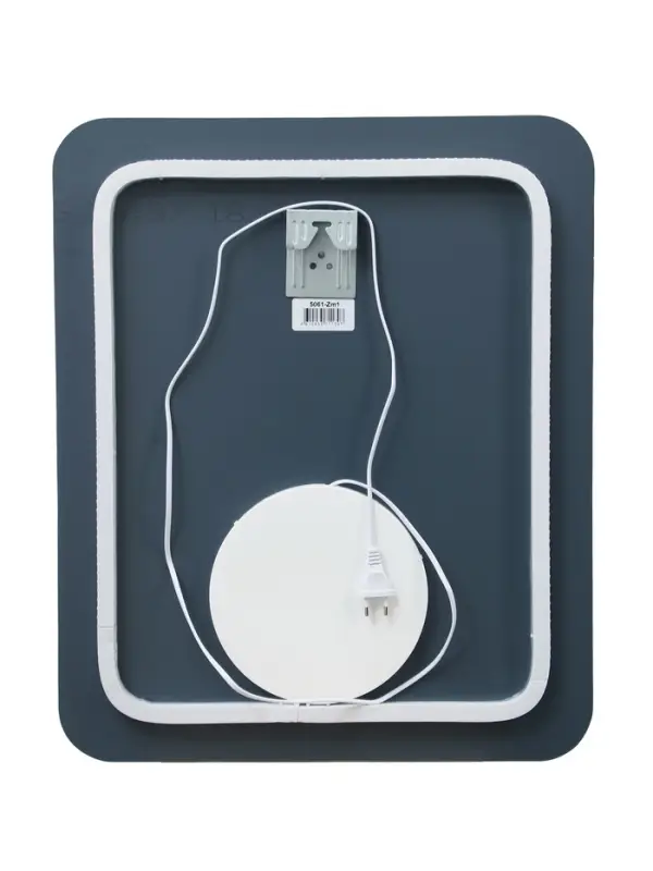 Зеркало интерьерное настенное «Рубин» прямоугольное, с LED-подсветкой, сенсорное, 50х60 см