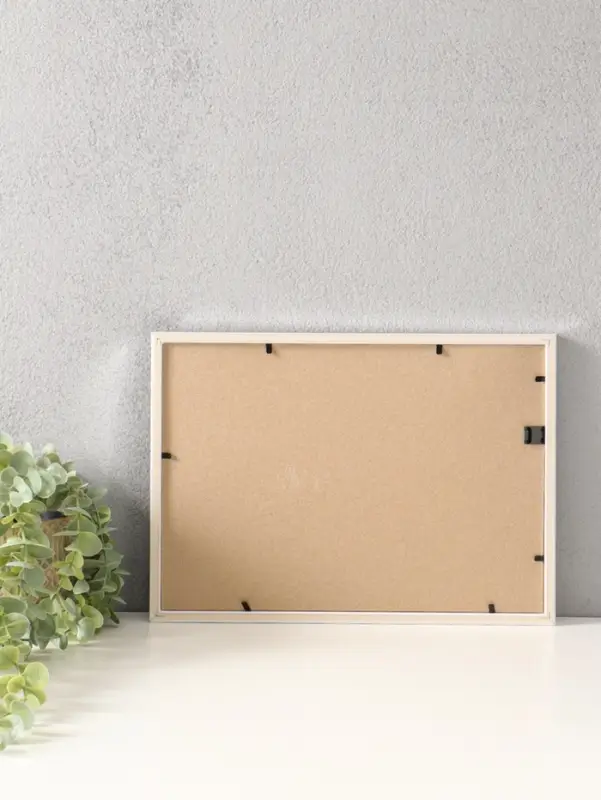 Фоторамка для фото 21х30 см, с паспарту 15х21 см, Lumo, серебро