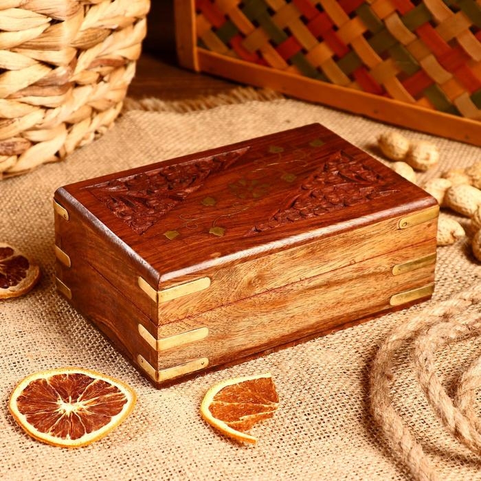 Шкатулка  Шкатулка "Душа" дерево 15х10х6