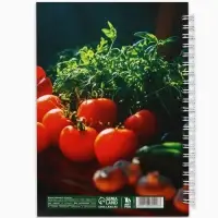 Ежедневник садовода, А5, 60 л., мягкая обложка, на гребне &laquo;Овощи&raquo;