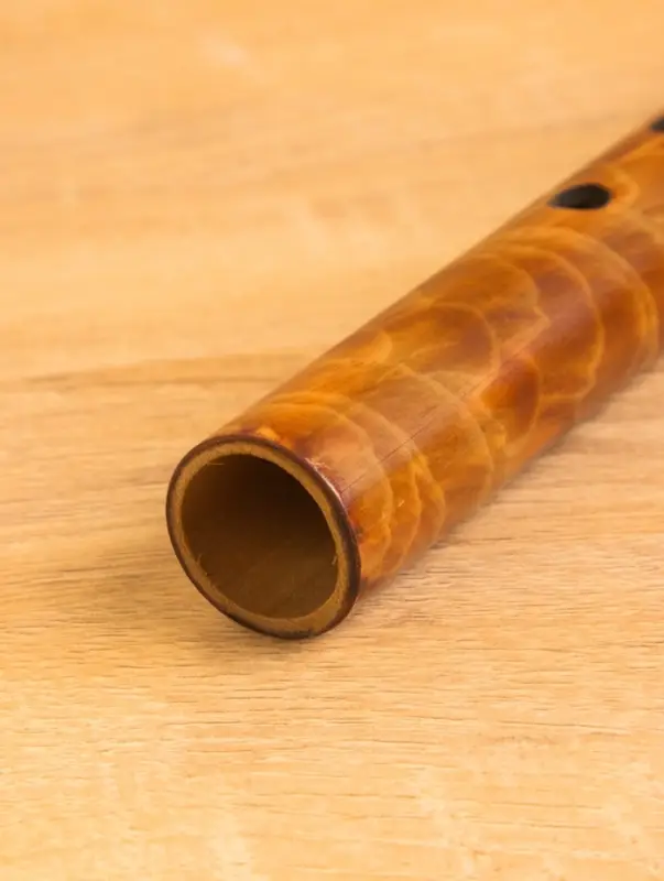 Сувенирный музыкальный инструмент  Сувенирный музыкальный инструмент "Флейта" бамбук, цв. коричневый, 40х3х3 см