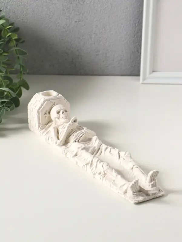 Подставка для благовоний, под свечу &laquo;Вечность&raquo;, 26&times;5&times;5 см, гипс