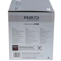 Аэрогриль RED SOLUTION W262, 1500 Вт, 5 л, 80-200°С, 7 программ, сенсорное управление, чёрный