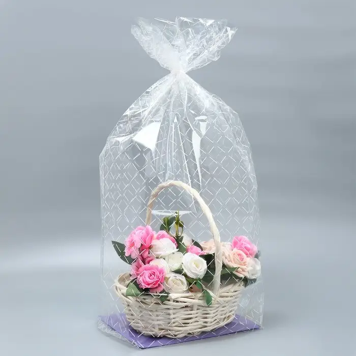 Пакет подарочный с жёстким дном, упаковка, &laquo;Линии&raquo;, 22 х 28 х 80 см