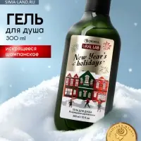 Гель для душа, 300 мл, New Year holidays, аромат: искрящееся шампанское, Ural Lab Winter Melody