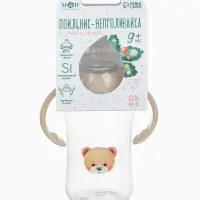 Поильник - непроливайка Baby Bear с силиконовым носиком, 270 мл., бежевый Mum&Baby