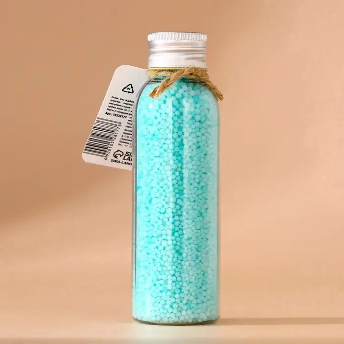 Жемчуг для ванны URAL LAB &laquo;Снеговик&raquo;, 85 г, аромат маршмеллоу, Новый Год