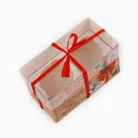 Коробка для капкейка «Письмо Деду Морозу», 16 х 8 х 10 см