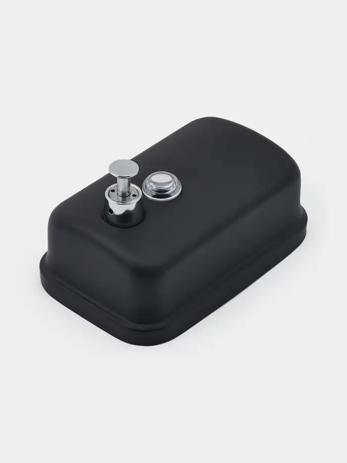 Диспенсер для жидкого мыла Stölz, механический, 500 мл, нержавеющая сталь, чёрный Диспенсер для жидкого мыла Stölz, механический, 500 мл, нержавеющая сталь, чёрный