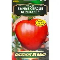 Семена Томат раннеспелый, низкорослый &laquo;Бычье сердце компакт&raquo;, 20 шт.