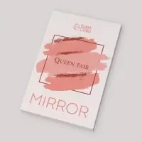 Зеркало настольное, с увеличением, круглое, двустороннее, настенное, 14.5&times;22 см, (d=12 см), цвет янтарный