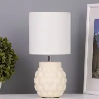 Лампа настольная RISALUX &laquo;Хицугая&raquo;, Е14, 40 Вт, бежевая, 14&times;14&times;28 см