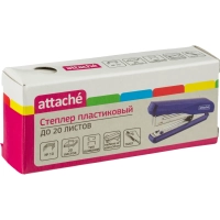 Степлер Attache PSBL1020 (№10) до 20 лист., пластик/металл, синий