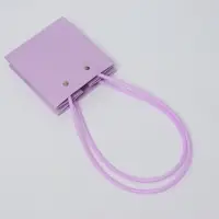 Сумка для цветов, квадратная, сиреневая, влагостойкая, 13&times;12&times;12 см