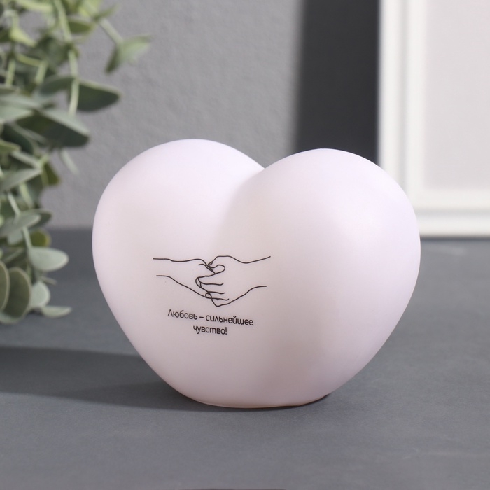 Ночник Ночник "Сердце" (Руки) LED 3хLR44 8х11х7см