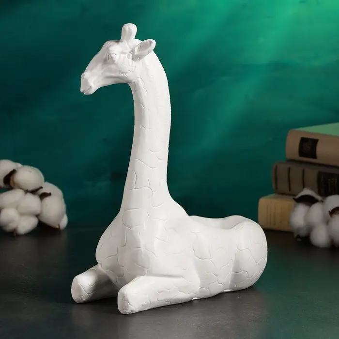 Подставка для мелочей &laquo;Жираф&raquo;, 13&times;11&times;29 см, белый