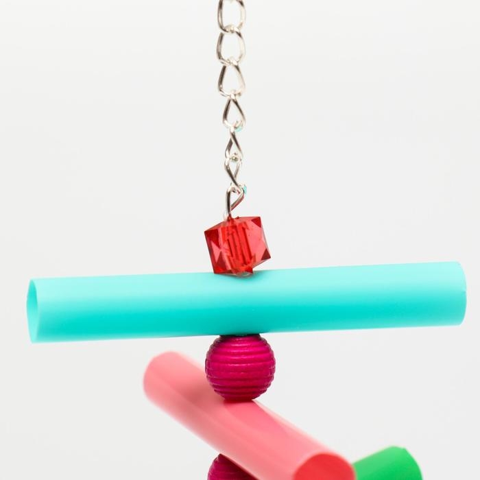 Игрушка для птиц  Игрушка для птиц "Ступеньки", микс