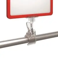 Держатель пластиковой рамки универсальный, 5.5&times;5&times;12 см, прозрачный