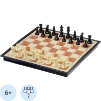 Настольная игра Магнитные шахматы 'Шахматы' из пластика,  24x24 см,2996845