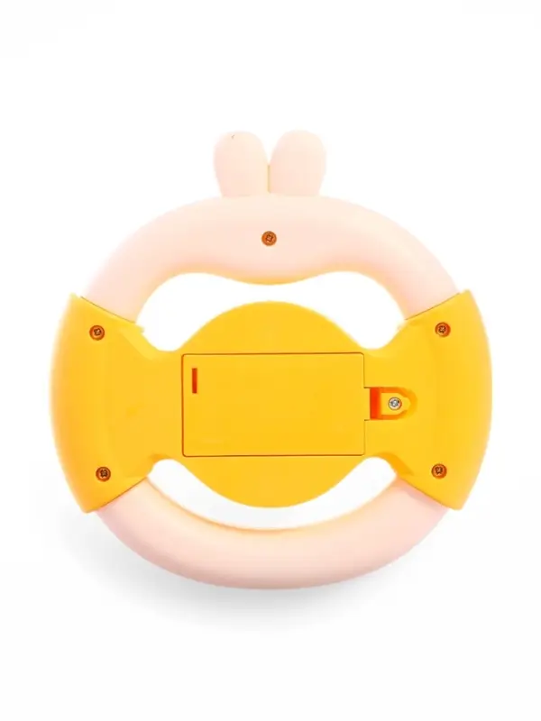 Музыкальный руль ZABIAKA &laquo;Малыш зайчик&raquo;, звуковые и световые эффекты, жёлтый