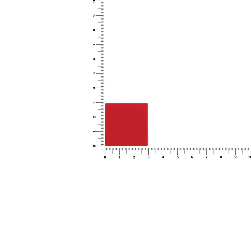 Джибитс из ПВХ &laquo;Квадрат&raquo;, красный