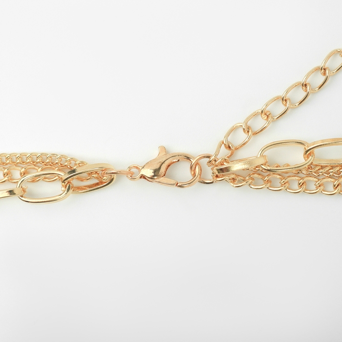 Кулон «Цепь» медальон, сердце, цвет золото, 45см Кулон «Цепь» медальон, сердце, цвет золото, 45см