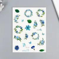 Переводные тату на тело цветные «Цветочные венки», 24×14.5 см, МИКС