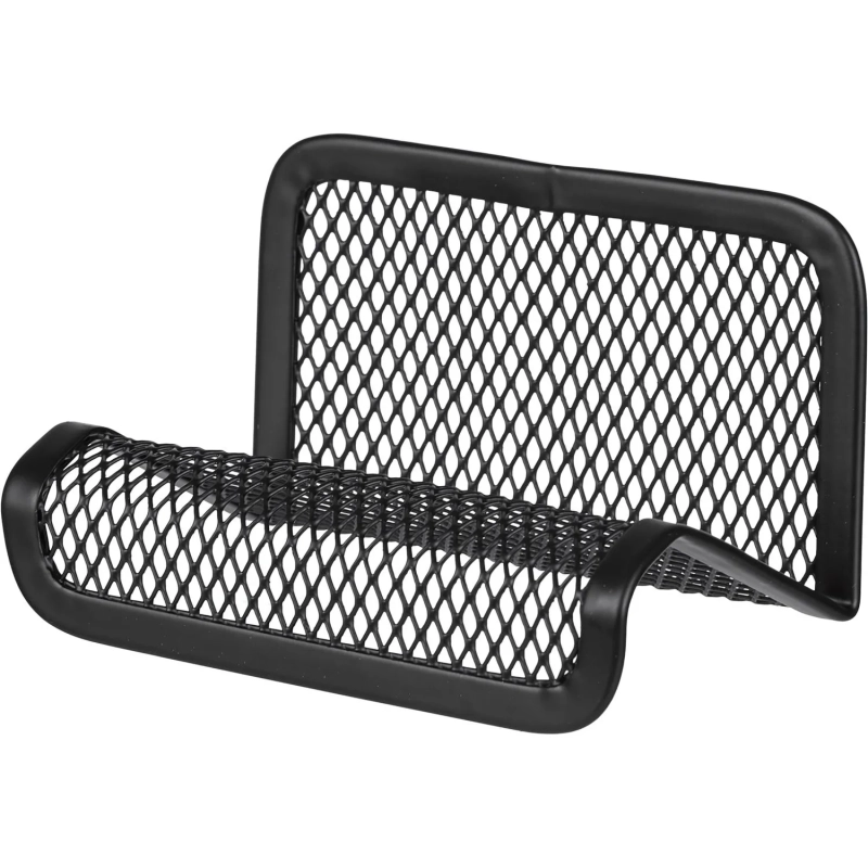 Подставка настольная Визитница Attache 60x95x52мм металл, черный LD01-18-3