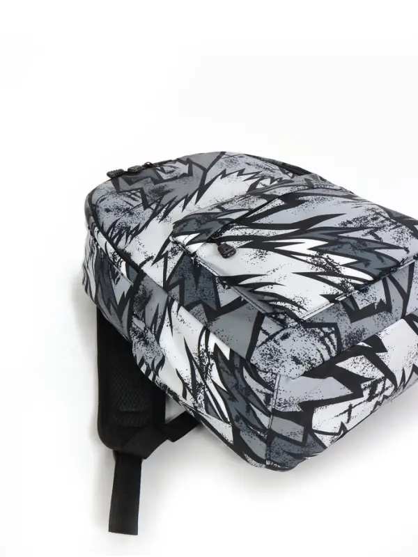 Рюкзак школьный &laquo;Абстракция&raquo;, 3 кармана, размер 30&times;13&times;42 см, чёрный