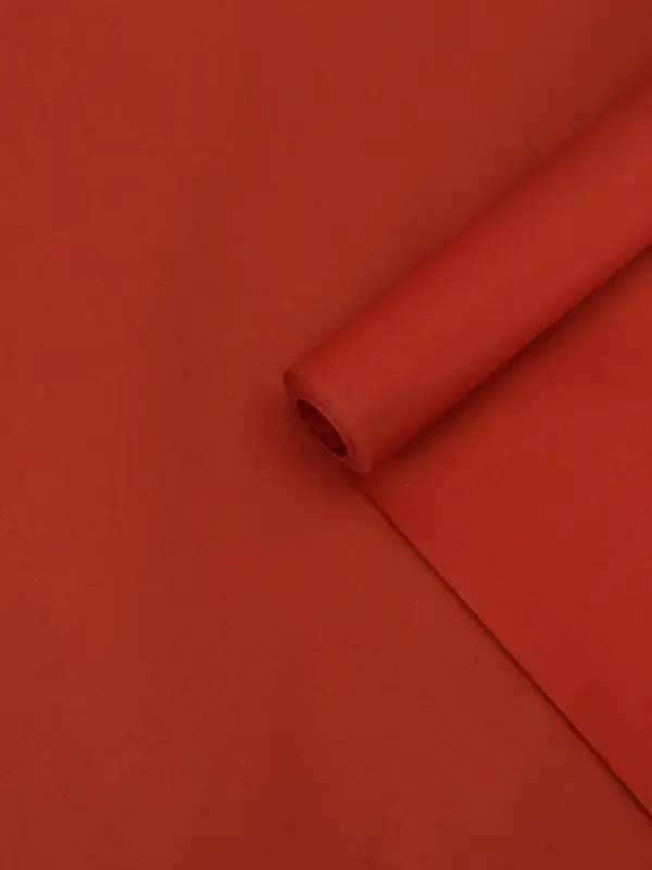 Бумага упаковочная крафт, красная, 0.68&times;10 &plusmn;5% м, 70 г/м&sup2;