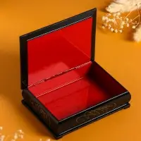 Шкатулка «Тюльпаны», 10×14 см, лаковая миниатюра