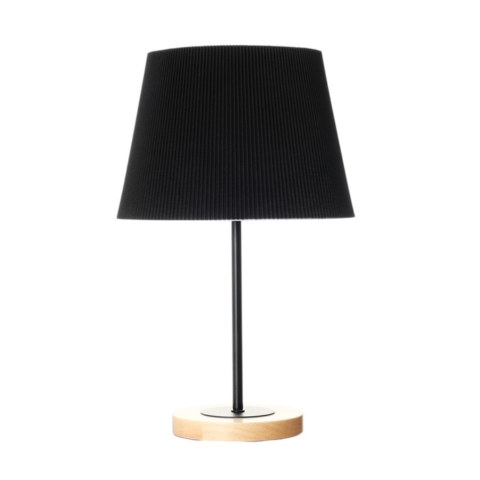 Светильник настольный Светильник настольный "Строгость" 1х40Вт Е27 черный 22,5х22,5х41,5см