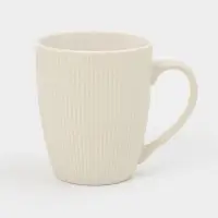 Набор кружек 4 шт  "Линии"  размер 12х9х10 см, цвет молочный