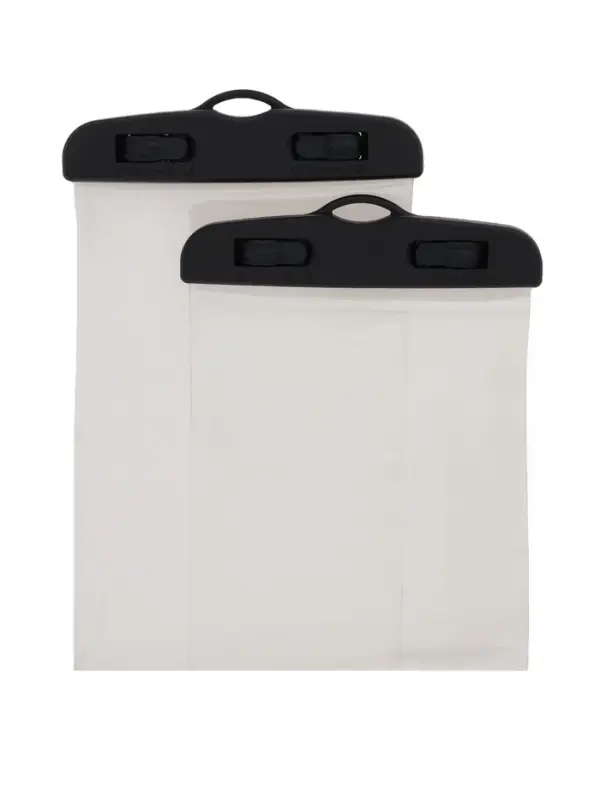 Набор водонепроницаемых чехлов для телефона, 2 штуки, размер 20&times;11 см, чёрные