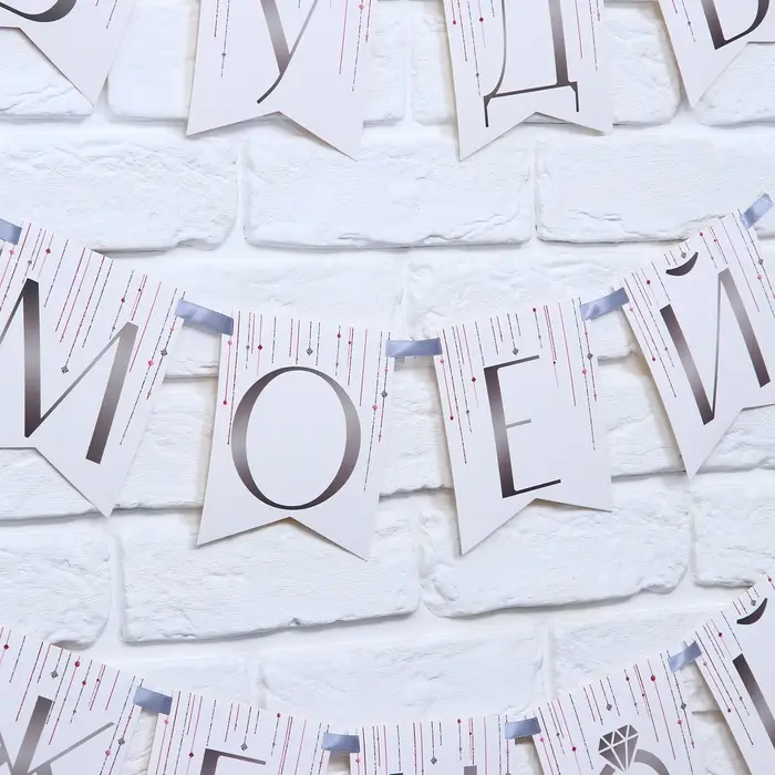 Гирлянда на ленте «Будь моей женой», свадебная, дл. 190 см Гирлянда на ленте «Будь моей женой», свадебная, дл. 190 см