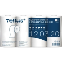 Бумага туалетная Торк/Tellus T4 2сл бел целлюл 23м 184л 8рул/уп 120320