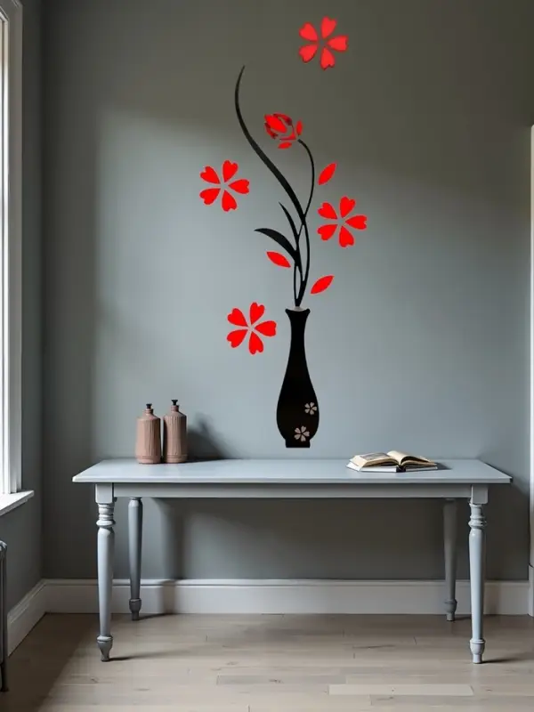 Наклейка интерьерная TAKE IT EASY &laquo;Цветы&raquo;, декор на стену, панно 150&times;58 см