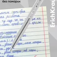 Ручка шариковая Erich Krause. R=301 Classic Stick, зелёный стержень, узел 1 мм