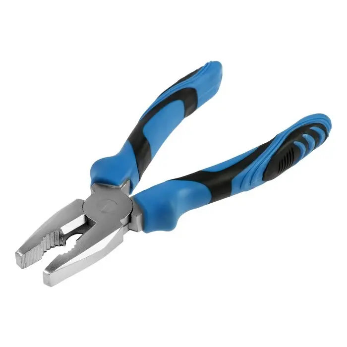 Плоскогубцы комбинированные ТУНДРА, сталь 45, никелированные, 2К рукоятки, 200 мм Плоскогубцы комбинированные ТУНДРА, сталь 45, никелированные, 2К рукоятки, 200 мм