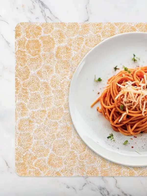 Салфетка сервировочная на стол Доляна &laquo;Салют&raquo;, 45&times;30 см, золотая