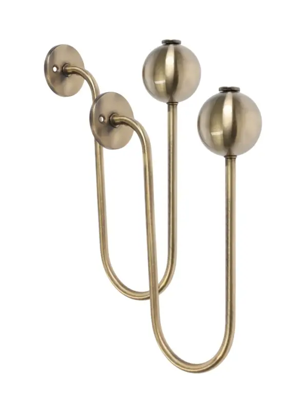 Крючок - держатель для штор CAPPIO KS056, бронза, 2 шт.
