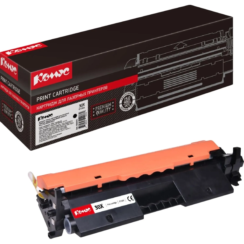Картридж лазерный Комус 30X CF230X чер. пов.емк. для HP LJ M203/227