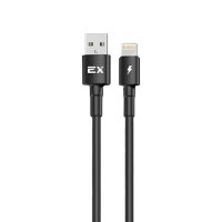 Кабель Exployd EX-K-1150, Lightning - USB, 2 А, 1 м, черный