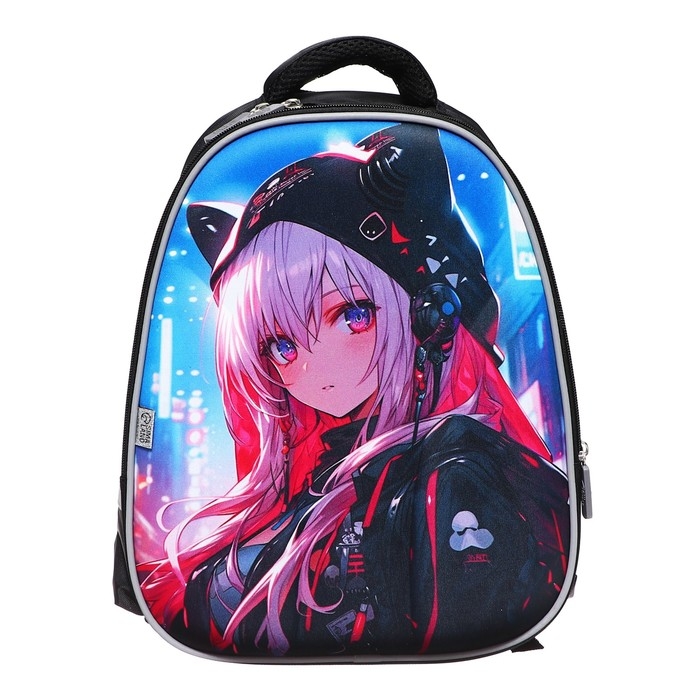 Рюкзак каркасный Calligrata Рюкзак каркасный Calligrata "Девочка аниме", 39х30х14 см, для девочки