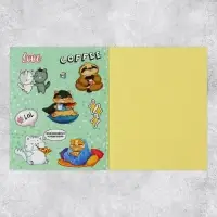 Альбом детских наклеек Wow, 8 листов, 11 х 13.5 см