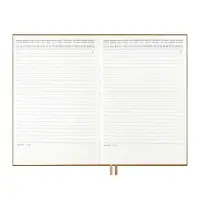 Ежедневник-органайзер Twill, недатированный, коричневый