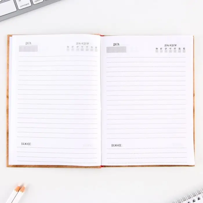 Ежедневник А5, 80 листов в твердой обложке &laquo;Справка гения&raquo;