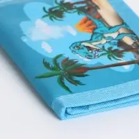 Кошелёк детский &laquo;Динозавр&raquo; Выбражулька, на липучке, голубой